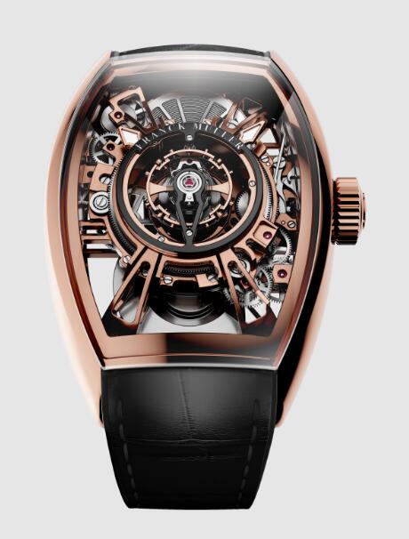 Review Franck Muller Curvex CX Grand Central Tourbillon Skeleton Men CX 36 T CTR SQT 5N TTNRBR Replica Watch